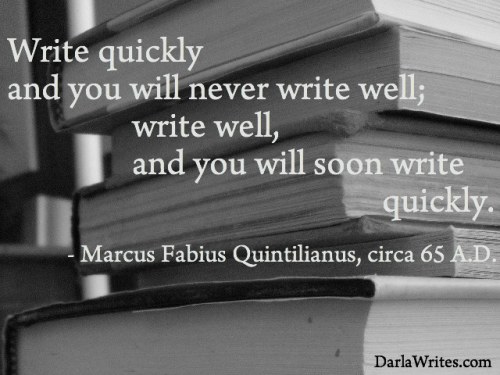 Write quickly